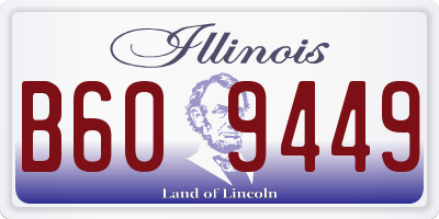 IL license plate B609449