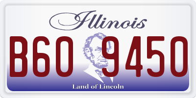 IL license plate B609450
