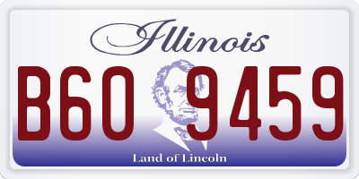 IL license plate B609459
