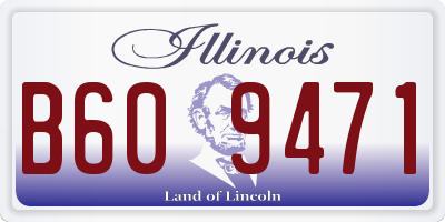 IL license plate B609471