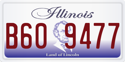 IL license plate B609477
