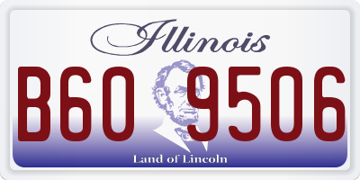 IL license plate B609506