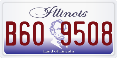IL license plate B609508