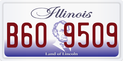 IL license plate B609509