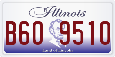 IL license plate B609510
