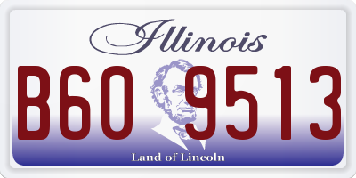 IL license plate B609513