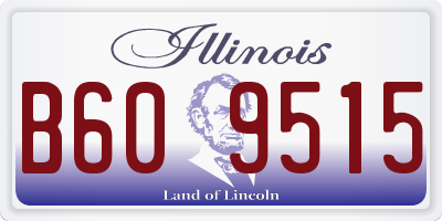 IL license plate B609515