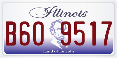 IL license plate B609517