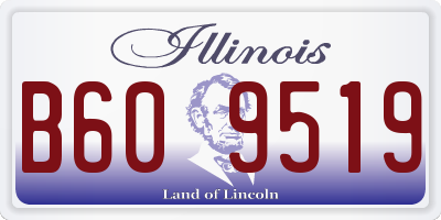 IL license plate B609519