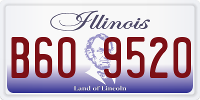 IL license plate B609520
