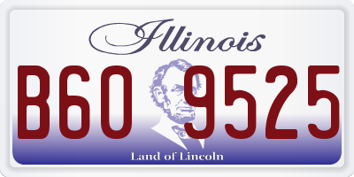 IL license plate B609525