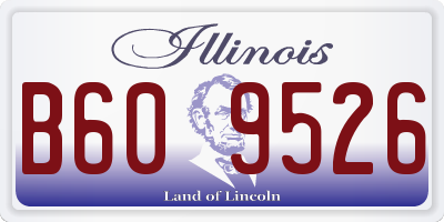 IL license plate B609526