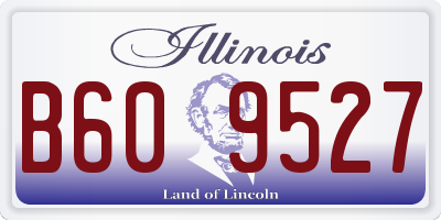 IL license plate B609527