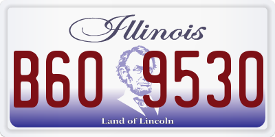 IL license plate B609530