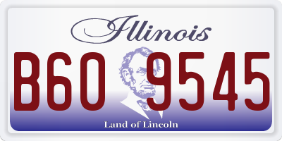 IL license plate B609545