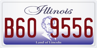 IL license plate B609556