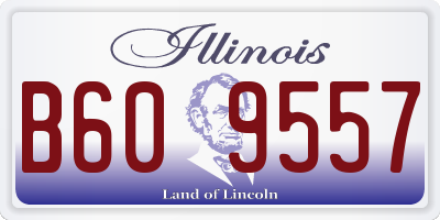 IL license plate B609557