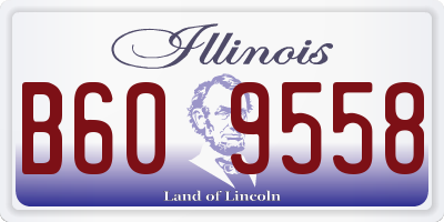 IL license plate B609558