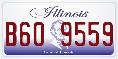 IL license plate B609559