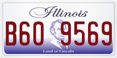 IL license plate B609569
