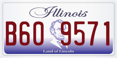 IL license plate B609571