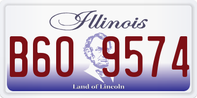 IL license plate B609574