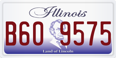 IL license plate B609575