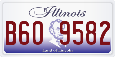 IL license plate B609582