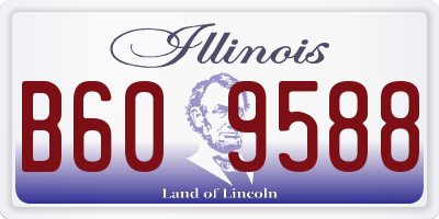 IL license plate B609588