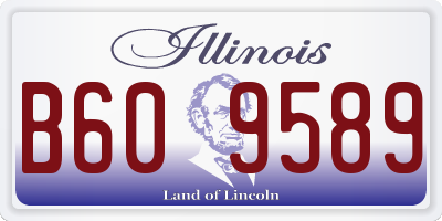 IL license plate B609589