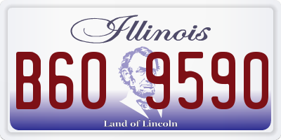 IL license plate B609590