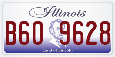 IL license plate B609628