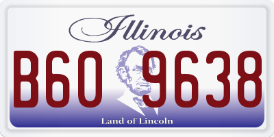 IL license plate B609638