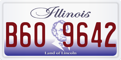 IL license plate B609642