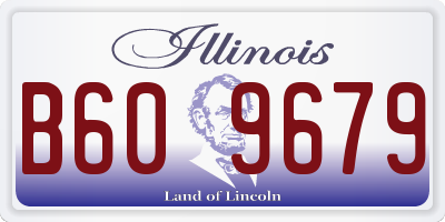 IL license plate B609679