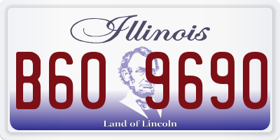 IL license plate B609690
