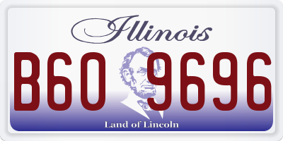 IL license plate B609696