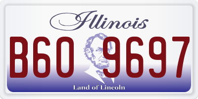 IL license plate B609697