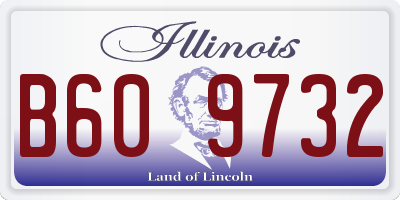 IL license plate B609732