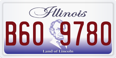 IL license plate B609780