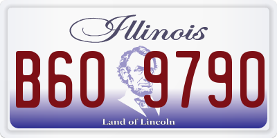 IL license plate B609790
