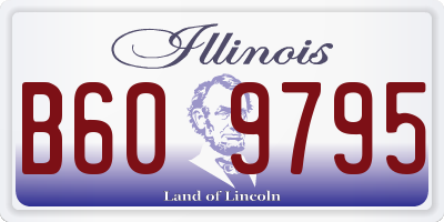IL license plate B609795