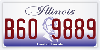 IL license plate B609889
