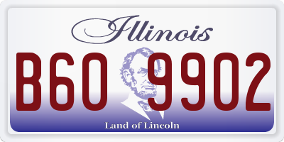 IL license plate B609902