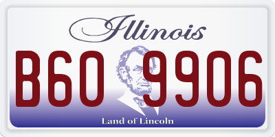 IL license plate B609906