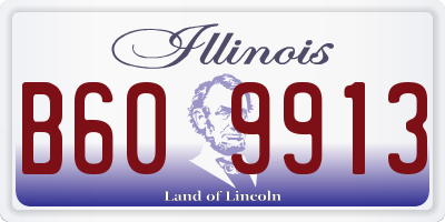 IL license plate B609913