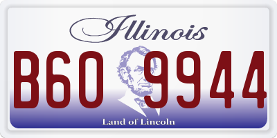 IL license plate B609944