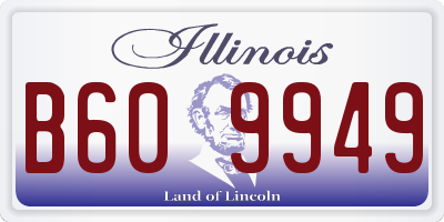 IL license plate B609949