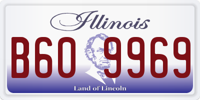 IL license plate B609969