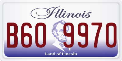 IL license plate B609970